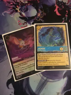 Dumbo - Flying Elephant & Jasmine Soothing Princess Lorcana Promo Double Bundle - Image 1