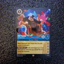 Ratigan Greedy Genius - 167/204 - Legendary - Disney Lorcana - Image 1