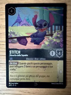 LORCANA - Stitch Team Underdog / Sfavorito della Squadra - PROMO FOIL DISNEY - Image 1