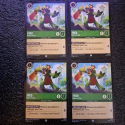 4 x Fred Mascot by Day - 75/204 - Common - Disney Lorcana - Image 1