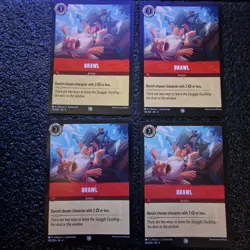4 x Brawl - 130/204 - Common - Disney Lorcana - Image 1