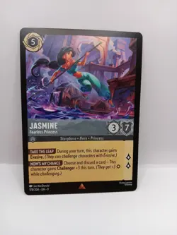 Disney Lorcana Fabled Singles Jasmine Fearless Princess 178/204 Rare NM/M - Image 1