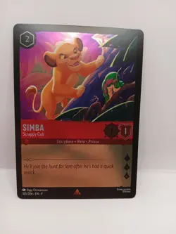 Disney Lorcana Fabled Foil Singles Simba 105/204 Rare NM/M - Image 1