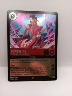 Disney Lorcana Fabled Foil Singles Powerline 110/204 Super Rare NM/M - Image 1