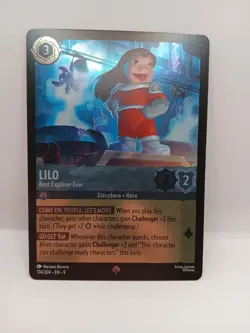 Disney Lorcana Fabled Foil Singles Lilo 174/204 Super Rare NM/M - Image 1