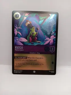 Disney Lorcana Fabled Foil Singles Kuzco Wanted Llama 49/204 Common NM/M - Image 1