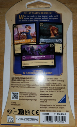 Disney Lorcana Into the Inklands TCG Blister Booster Pack |BRAND NEW SEALED - Image 2