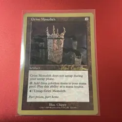 Grim Monolith - 1999 Kai Budde (ULG) World Championship Decks Regular - Image 1