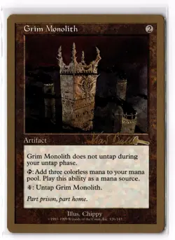 Grim Monolith - 1999 Kai Budde (ULG) World Championship Decks Normal LP - Image 1