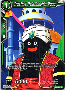 Trusted Relationship Popo TB2-047 C Dragon Ball Super Card TCG X1 - Image 1
