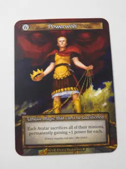 Powerwish Unique Non-Foil Sorcery Gothic TCG Trading Card - Image 1
