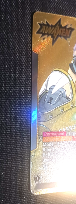 Bulma SB01-045 Gold Leader Dragon Ball Manga Booster Card Fusion World - Image 2