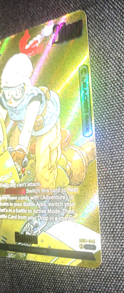 Bulma SB01-045 Gold Leader Dragon Ball Manga Booster Card Fusion World - Image 3
