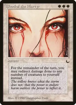 Blood of the Martyr The Dark NM White Uncommon MAGIC GATHERING - Image 1