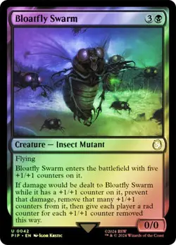 Bloatfly Swarm Foil Fallout Commander NM MTG - Image 1