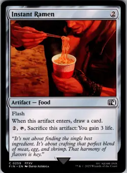 Instant Ramen - Final Fantasy - NM - MTG Magic - Common - Artifact Regular M/NM - Image 1
