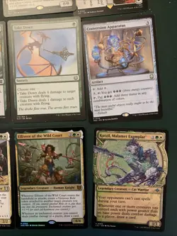 Mtg White/green Small Bundle - Dual Lands, Selesnya Charm, Chatterstorm Etc - Image 2