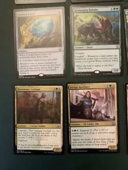 Mtg White/green Small Bundle - Dual Lands, Selesnya Charm, Chatterstorm Etc - Image 4