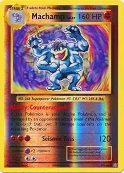 Machamp 59/108 Reverse Holo Rare Pokemon XY Evolutions 2016 NM - Image 1