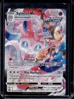 2022 Pokemon SWSH Brilliant Stars Sylveon VMAX Trainer Gallery #TG15/TG30 - Image 1