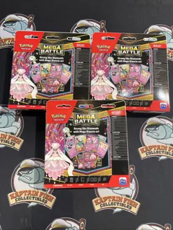 Lot Of 3 Pokemon TCG Mega Battle Deck Mega Diancie Ex NEW - Image 3