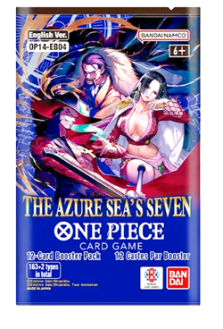 ONE PIECE CARD GAME THE AZURE SEA'S SEVEN BOOSTER BOX OP14 ENGLISH Sealed - Image 2