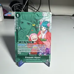OP12-028 Kouzuki Hiyori Legacy of the Master One Piece WINNER - Image 1