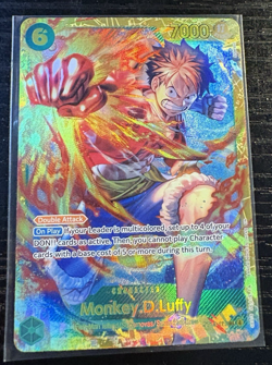 Monkey D Luffy SEC OP13-118 One Piece Carrying On His Will Near Mint - Image 1
