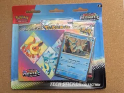 Pokemon Scarlet & Violet Prismatic Evolutions Tech Sticker Collection Glaceon - Image 1
