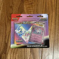 Pokemon Prismatic Evolutions Tech Sticker Collection Sealed Sylveon - Image 1