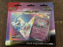 Pokemon TCG Prismatic Evolutions Tech Sticker Collection NEW Sealed Sylveon - Image 1