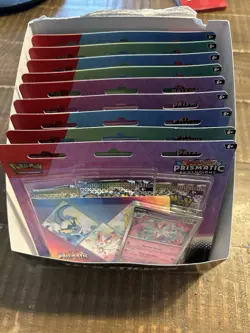 Pokemon TCG Prismatic Evolutions Tech Sticker Collection NEW Sealed Sylveon - Image 3