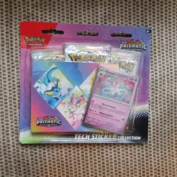 Pokemon TCG Prismatic Evolutions Tech Sticker Collection Sylveon New and Sealed - Image 1