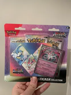 Pokemon TCG: Prismatic Evolutions Tech Sticker Collection Sylveon New and Sealed - Image 1