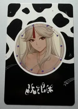 SEXY HEROINE WAIFU MILKY Ningguang GENSHIN IMPACT ACG PREMIUM HOLOFOIL CARD NM - Image 2