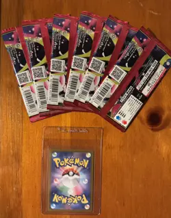 6 SEALED PACKS MEGA SYMPHONIA JPN POKEMON WITH AR CARD #75 - Image 2