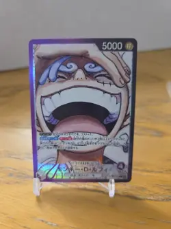 Monkey.D.Luffy Alt Leader Parallel One Piece Card Game OP09-061 Used japanese - Image 1