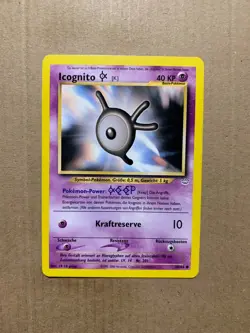 GERMAN Unown [K] 58/64 Neo Revelation - Common Pokemon Card - LP - Image 1