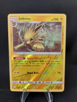 Jolteon 70/236 - Sun & Moon Cosmic Eclipse Reverse Holo - Pokemon Card TCG - LP - Image 1
