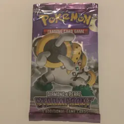 Pokemon Diamond & Pearl Stormfront Booster Pack 10 Cards English Regigigas - Image 1