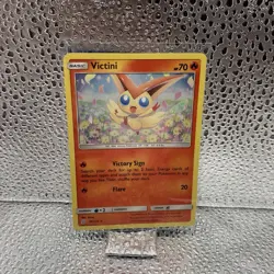 Victini 26/236 Unified Minds Reverse Holo Rare Pokemon Card NM - Image 1