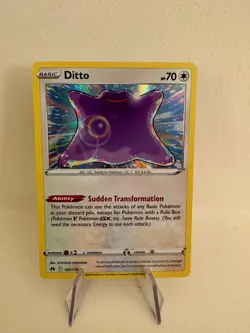 Pokemon TCG - Ditto 107/159 Holo Rare Card - Crown Zenith [NM] - Image 1