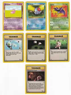 Pokemon Fossil COMPLETE SET Common Vintage WOTC 16 Card Lot MP-NM - Image 3