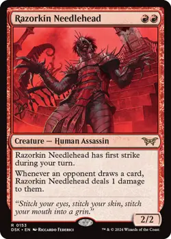 Razorkin Needlehead - MTG Magic - Duskmourn 0153 NM Rare - Image 1