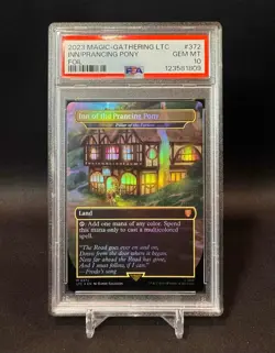 🌈 PSA 10 - Inn of the Prancing Pony - FOIL - MTG #372 Lord of the Rings LTC - Image 1