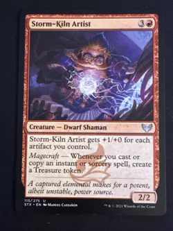 1x Storm-Kiln Artist (115) Strixhaven LP MTG Magic the Gathering x1 MKE - Image 1