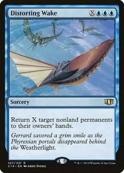 Magic The Gathering MTG DISTORTING WAKE Commander 2014 NM Near Mint - Image 1