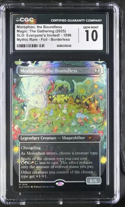 MOROPHON, THE BOUNDLESS Secret Lair Foil Everyone's Invited CGC 10 MTG - Image 1