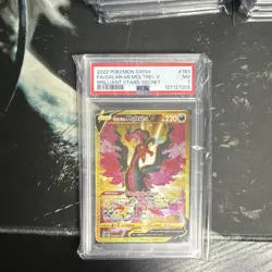 Pokemon Galarian Moltres V 183/172 Swsh09 Brilliant Stars Secret Rare Holo PSA 7 - Image 1