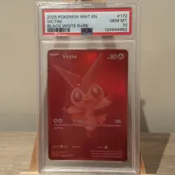 Pokemon BWR Zekrom 172 Reshiram 173 Victini 172 Black Bolt White Flare PSA 10 - Image 2